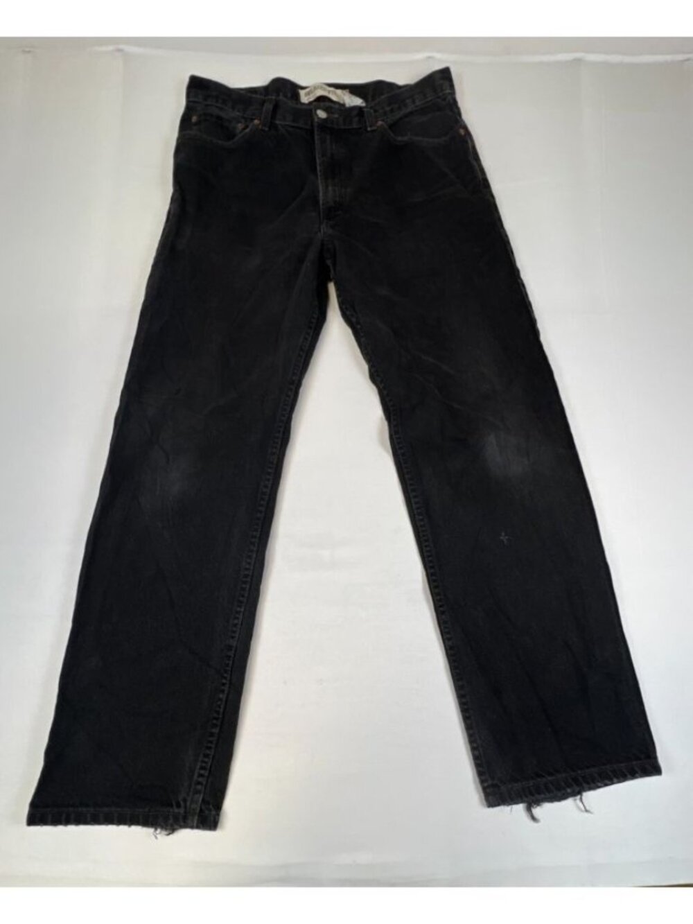 Levi's Mens Jeans 36x32 550 Relaxed Fit Black Denim Pants